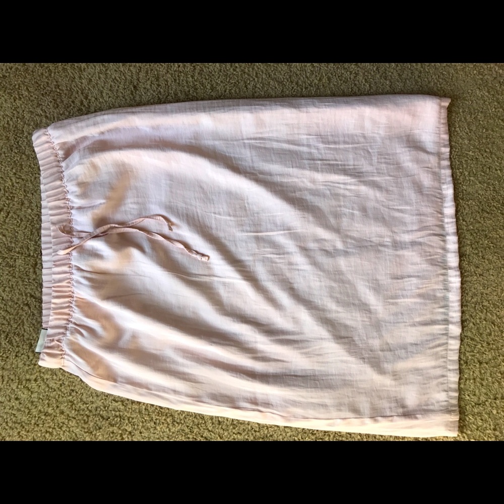 Silky Pink Gap Skirt
